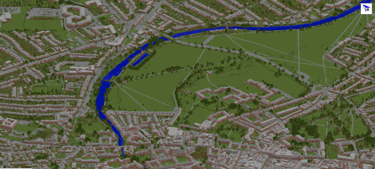 view of Jesus Green rendered by MapCrafter